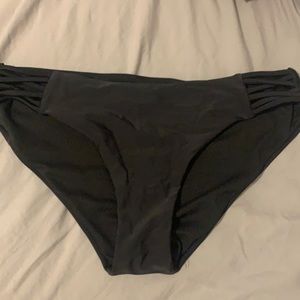Black bikini bottoms, size medium, from Target